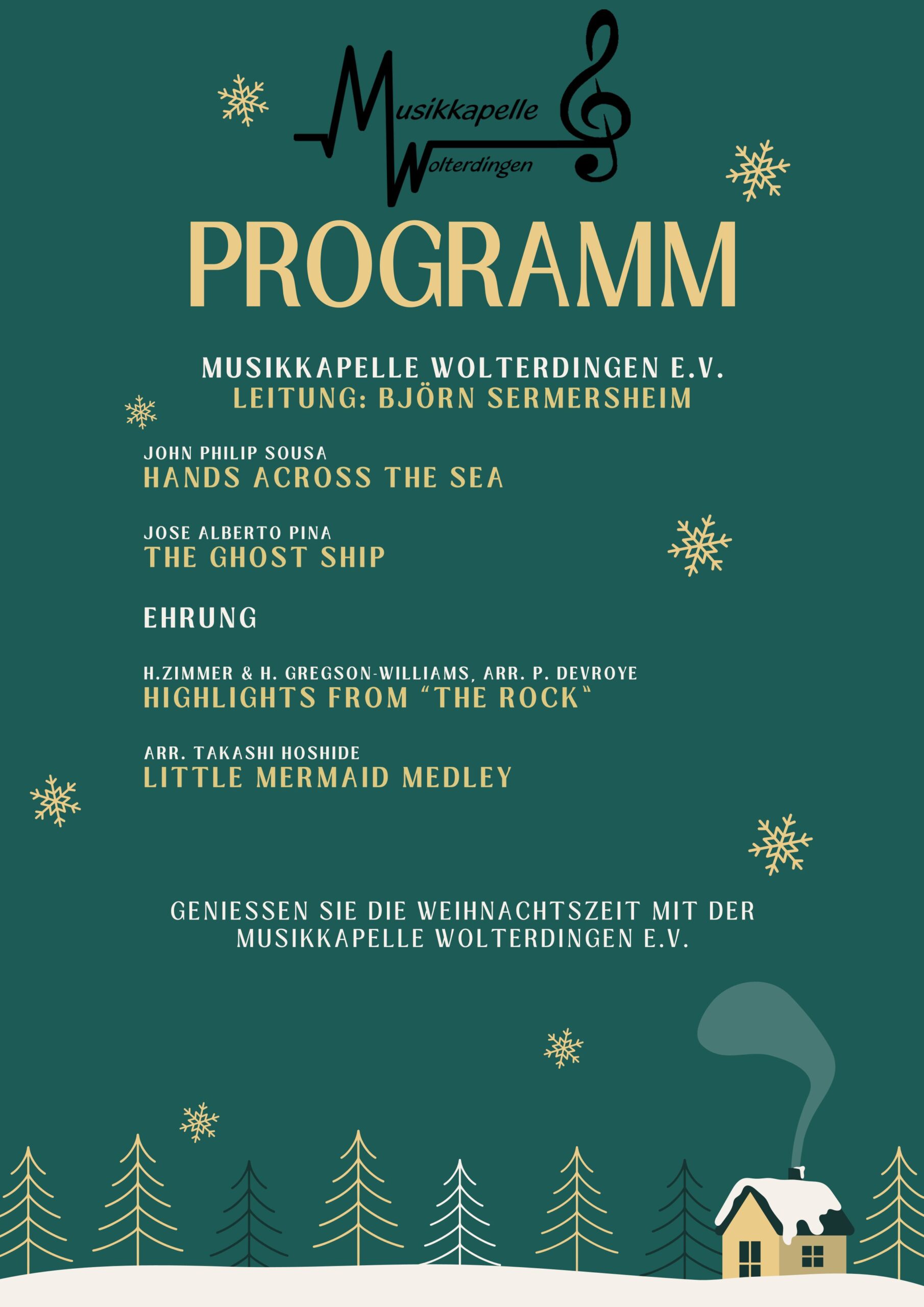 Weihnachtskonzert Musikkapelle Wolterdingen