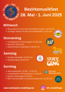 Flyer Mundelfingen 175 Jahre Jubiläum